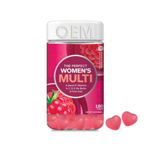 Kadınlar için Meyve Aromalı Çiğnenebilir Multivitamin Jelibonları Kapsamlı Sağlık - Product Image 1