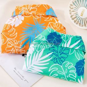 เสื้อผ้าสัตว์เลี้ยงสุนัขตัวเล็กสีฟ้าลำลองสำหรับฤดูร้อนฤดูหนาวระบายอากาศได้ผ้าสไตล์ชายหาดป้องกันการไหล - Product Image 3