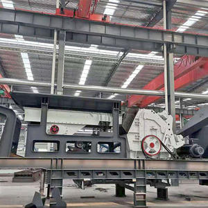 Installation mobile de concassage et de criblage pour carrières, usine de traitement d'agrégats miniers, concasseur à percussion sur pneus - Product Image 6