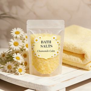 Sachet Doypack personnalisé réutilisable pour savon liquide, sel de bain, emballage de produits de bain au sel de mer, pochette à fermeture éclair en plastique, sac d'emballage pour produits de bain - Product Image 2