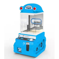 Super Tank LED Lightful 8 Cm 3Inch Jouet Candy Catcher Grabber Mini Portry Bartop Griffe Grue Arcade Game Machine