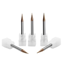 Fraise à face en acier au tungstène avec revêtement en alliage pour CNC, petit diamètre, kit pour machine