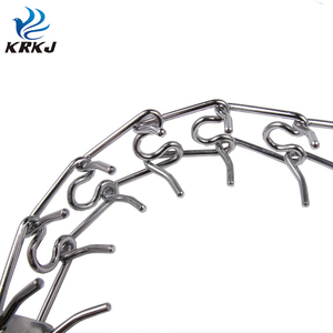 <span class=keywords><strong>Collar</strong></span> de cadena de estrangulamiento de Metal de hierro para entrenamiento de perros grandes anticorrosión con clavos, chapado en múltiples capas, 1, 2, 2, 1, 2 - Product Image 5