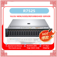 Serveur en rack 2U R7525, double processeur AMD EPYC 2.0-2.8GHz, RAM DDR4, disque dur 2 To, calcul haute performance en stock