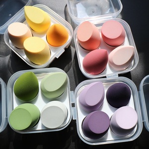 Venta al por Mayor de Fábrica, Juego de 4 Esponjas de Maquillaje de Belleza Personalizadas, Multicolores, Libres de Látex - Product Image 2
