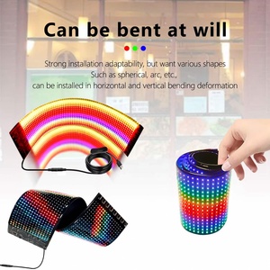 Letrero LED Programable para Automóvil, Desplazable, Resistente al Agua, Material Flexible, Pantalla LED para Tienda, Bar, Edición por Aplicación - Product Image 5