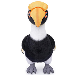 ตุ๊กตาฮอร์นบิลแบบกำหนดเองได้ 8736 ตัว ของเล่นตุ๊กตานกป่าขนนุ่มพิเศษ เหมาะสำหรับเป็นของขวัญสำหรับเด็กและคนรักธรรมชาติ - Product Image 4