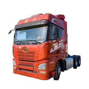 FAW Jiefang – tracteur 6x4 JH6 CNG, tête de camion, 10 roues, 40 tonnes, conception de remorquage, remorque, tracteur, camion en Excellent état
