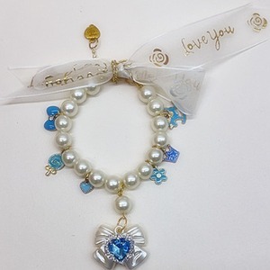 <b>Pet</b> Pearl Crystal Necklace Adjustable Sweet Style Dog Cat <b>Collar</b> Jewelry Accessory All Seasons - Product Image 3