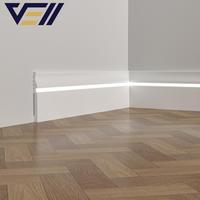 Moulure couronne LED moderne VELL pour décoration de plafond et de mur Économie d'énergie