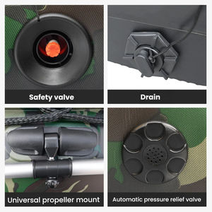 Gommone d'Assalto Mimetico Verde Rinforzato Resistente all'Usura - Product Image 3