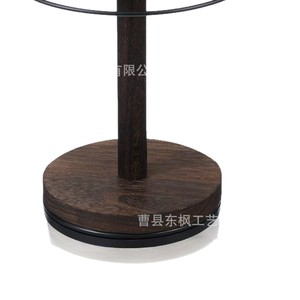 Support de rangement pour lunettes en bois, organisateur de bijoux rond rotatif pour lunettes de soleil, bracelets, colliers, en bois massif - Product Image 5