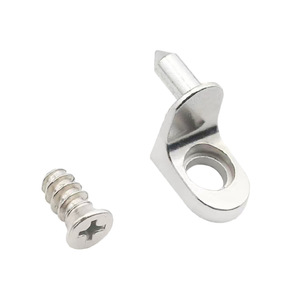 Support d'étagère en acier inoxydable 5x16x11mm, installation facile pour meubles, armoires, supports de cloison - Product Image 4