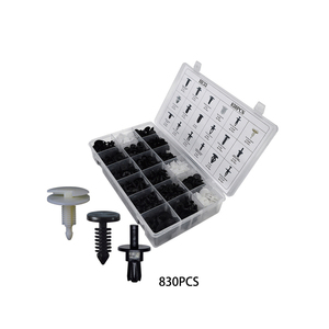 רכב אביזרי רכב פופולריים גוף דלת סט מוט מוט אטב לדחוף מסמרות פלסטיק אטב גדלי מכונית קליפים 180 מחשבים - Product Image 5