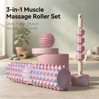 Rodillo de Espuma EVA en Forma de Media Luna, Rodillo de Masaje de Doble Zona para Relajación Muscular de Piernas, Uso en Casa o Estudio, para Fitness y Tejido Profundo