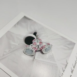 ตัวล็อคแม่เหล็กทรงกลมประดับเพชรเคลือบโลหะผสม สำหรับงาน DIY ขนาดกลาง - Product Image 4