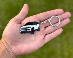 Llavero Metálico Ligero y Duradero para <span class=keywords><strong>Jeep</strong></span> Compass, Accesorio Oficial de <span class=keywords><strong>Jeep</strong></span> para Hombre y Mujer, Regalo Genial - Product Image 2