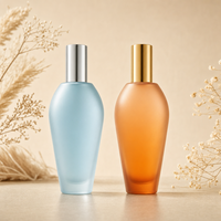 Flacons de parfum vides en verre de 45 ml, design plat élégant et unique, fabrication haut de gamme Anding.