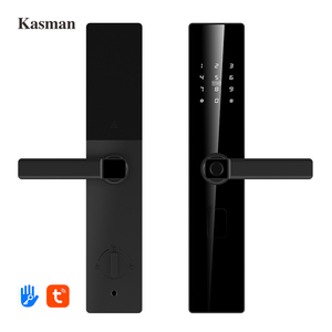 Kasman Serrure de porte en bois empreinte digitale électronique Tuya TTlock Nfc Ensembles de serrures de porte intelligentes pour la maison avec Wifi - Product Image 2