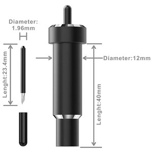 Trycut Boîtier à pointe profonde Lame de coupe profonde pour <span class=keywords><strong>Cricut</strong></span> Maker <span class=keywords><strong>3</strong></span>/Maker/Venture/<span class=keywords><strong>Explore</strong></span> <span class=keywords><strong>3</strong></span>/Air 2/Air/Un traceur - Product Image 3