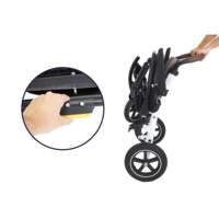 Silla de Transporte para Adultos, Diseño Moderno, Silla de Ruedas Manual de Aluminio, Manillar Único, Marco Blanco, Tapicería Acolchada, Liberación Rápida
