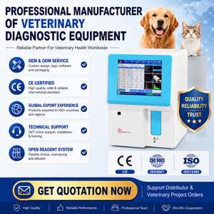 Analizzatore Ematologico Veterinario CBC a 5 Parti con Differenziale WBC, Design Compatto, Analizzatore di Sangue Animale per Cliniche di Cani e Gatti - Product Image 3