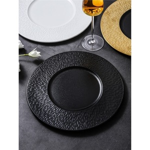 <span class=keywords><strong>Assiette</strong></span> de présentation ronde <span class=keywords><strong>en</strong></span> céramique style <span class=keywords><strong>grès</strong></span> premium pour la restauration fine, les événements et la présentation <span class=keywords><strong>en</strong></span> restauration - Product Image 2
