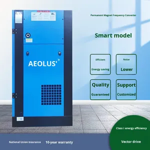 75 Kilowatt 15 vida hava kompresörü 55KW 22 kalıcı mıknatıs invertör galvanizli bitirmek 30 invertör 37 vida makinesi hava soğutmalı - Product Image 5
