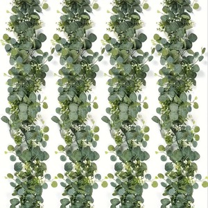 Ghirlanda di Eucalipto Artificiale da 180 cm - Finta Pianta Rampicante con <span class=keywords><strong>Foglie</strong></span> Realistiche per Matrimoni, Decorazioni per Feste <span class=keywords><strong>e</strong></span> Casa - Product Image 2