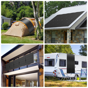 Módulo de alta eficiencia, peso más ligero, Paneles Solares Flexibles, sistema de energía <span class=keywords><strong>Solar</strong></span> Mono PV para coche, barco, RV, viaje, hogar, yate al aire libre - Product Image 5
