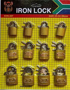 32/38/50MM seguridad superior pintura colorida candado de hierro - Product Image 2
