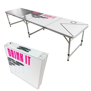 <span class=keywords><strong>Mesa</strong></span> <span class=keywords><strong>de</strong></span> Beer <span class=keywords><strong>Pong</strong></span> Plegable Portátil <span class=keywords><strong>de</strong></span> Aluminio Profesional para Interiores y Exteriores, <span class=keywords><strong>de</strong></span> 8 Pies <span class=keywords><strong>de</strong></span> Largo, para Fiestas y Juegos <span class=keywords><strong>de</strong></span> Beber - Product Image 3