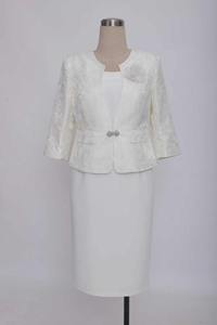 Robe de cérémonie pour mère de la mariée grande taille, ensemble deux pièces, costumes élégants pour femmes, costumes floraux pour occasions spéciales, haute qualité - Product Image 6