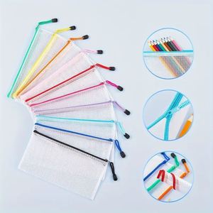 Custom PVC Waterproof <b>Document</b> Bag with Zipper File <b>Holder</b> for Multi-Purpose Travel Office & School Use - Product Image 5