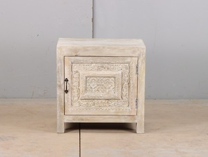 Minimalist Wooden Bedside Table Bedroom Side <b>Cabinet</b> with Compact Storage Design for <b>Small</b> Space Furniture Solutions - Product Image 4