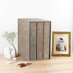 Pelle personalizzata <span class=keywords><strong>che</strong></span> può contenere fino a 800 foto 4X6 pollici per Album di foto autoadesive in pelle per anniversario di matrimonio - Product Image 5