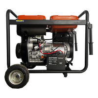 Generator Inverter Diesel Super Silent 5kW GDD6500ES-A 5000W dengan Starter Elektrik, Cadangan Daya Rumah untuk RV