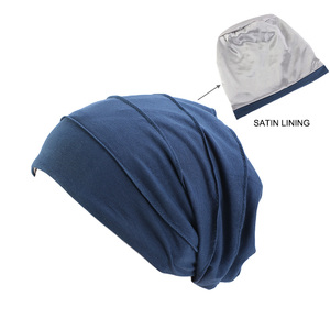 Gorro DE LA India con forro de satén suave para mujer, gorro de dormir elástico, gorro de quimio musulmán con volantes para el cáncer, gorro, bufanda, turbante, gorro envolvente para la cabeza - Product Image 2