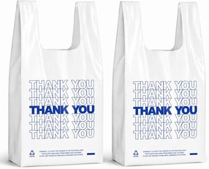 Black Trash Bags with Handles, Super Thick Plastic Rubbish Bags Suitable for Office, Picnic, <b>Kitchen</b> and Bulk Use - Product Image 1