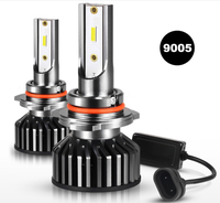 Kit de phares de voiture LED haute puissance, ampoules canbus, h7, en aluminium, F2, H13, 9007, 9004, 35w, h4