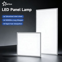 Plafonnier LED encastré en tôle d'acier galvanisé blanc pour usine, commerce, école, bureau, magasin, hôtel - Vente en gros
