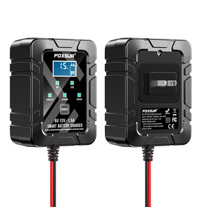 Chargeur de batterie intelligent double tension 12V/6V 1.5A avec détection et réparation pour <span class=keywords><strong>voiture</strong></span> moto - Product Image 3