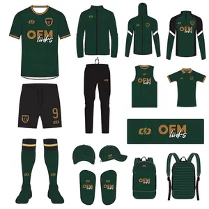 Custom Quick Dry Soccer T-shirts Football Shits Soccer Uniform Kits Football Uniform Set Soccer Jersey Set Football Uniform