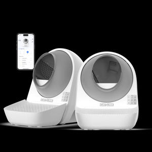 กระบะทรายแมวอัจฉริยะรักษ์โลกพร้อมกล้อง AI ระบบทำความสะอาดอัตโนมัติผ่าน WiFi 5G ควบคุมผ่านแอพพลิเคชั่น และความจุ 65 ลิตร - Product Image 4