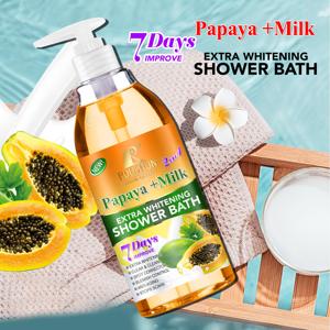 ROUSHUN Papaye + Lait Extra Éclaircissant Douche et Bain 1300ml - Product Image 3