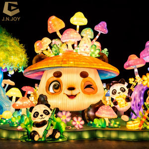 Lanterne de festival champignon mutant grand format SGL27 – Installation d'éclairage décoratif extérieur pour projets de festivals et espaces publics - Product Image 6