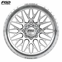 Jantes monobloc forgées sur mesure, polies, à déport profond, 22x12 24x14 24x16 26x16 26x14, Super Jantes Simples pour Chevrolet Silverado