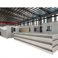 Maison conteneur pliable de type X à installation facile, garantie 3 ans, pour appartement, magasin, logement, plan financier pour la plupart des situations
