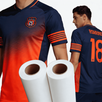 Rouleau de papier de sublimation blanc de haute qualité 35 g/m² 110 pouces séchage rapide pour l'impression par transfert thermique sur textiles