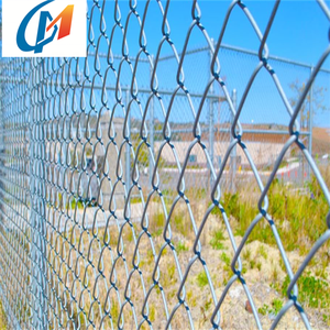 Wholesale High Security 2.5mm-3.0mm Hot DIP Galvanized Chain Link Fence 9 Gauge 50*50mm 6FT Diamond <strong>Wire</strong> <strong>Mesh</strong> Fence - Product Image 2